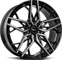 BROCK B44 BLACK FULL POL 8x18 5/112 ET35 CB66.6