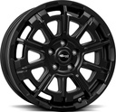 BROCK B45 SATIN BLACK MATT 8x20 6/120 ET45 CB74.6