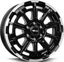 BROCK B45 BLACK FULL POL 7.5x18 6/139.7 ET55 CB93.1