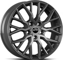 GMP BOOSTER GLOSS ANTHRACITE 7.5x18 5/130 ET55 CB78.1