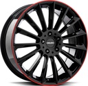 OXGIN FRITZ BLACK RED LIP 9x19 5/112 ET49 CB66.6
