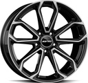 GMP FURIOSA BLACK DIAM 10x22 5/130 ET48 CB71.6