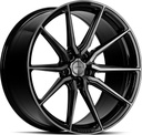 VOSSEN HF3 DOUBLE TINTED GLOSS BLACK 8.5x19 5/112 ET30 CB66.6