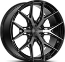 VOSSEN HF6.4 TINTED GLOSS BLACK 9.5x22 6/135 ET20 CB87.1