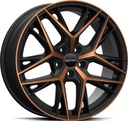 GMP LUNICA SATIN BLACK BRONZE DIAM 7.5x18 5/100 ET46 CB57.1