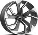 GMP REBEL MATT ANTHRACITE DIAM 8.5x21 5/112 ET19 CB66.6