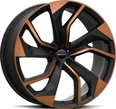 GMP REBEL SATIN BLACK BRONZE DIAM 8.5x21 5/112 ET38 CB66.5