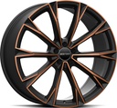 GMP TOTALE SATIN BLACK BRONZE DIAM 10.5x21 5/112 ET19 CB66.5