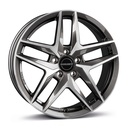 BORBET Z MIST ANTRACITE GLOSS POL 8x19 5/112 ET39 CB66.6