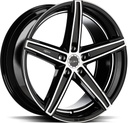 OXGIN EVOLUTION BLACK FULL POL 7.5x18 5/112 ET25 CB66.6