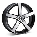 ETA BETA EROS M.BLK/POL | 6,5X16 5-112 E46 C57,10 R12,8 6.5x16 5/112 ET46 CB57.1