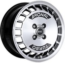 RONAL R10 TURBO BLACK FRONT CUT 7x15 4/100 ET28 CB68