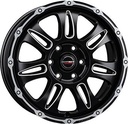BORBET CW8 BLACK RIM WINDOW POL MATT 8x18 6/120 ET45 CB74.6